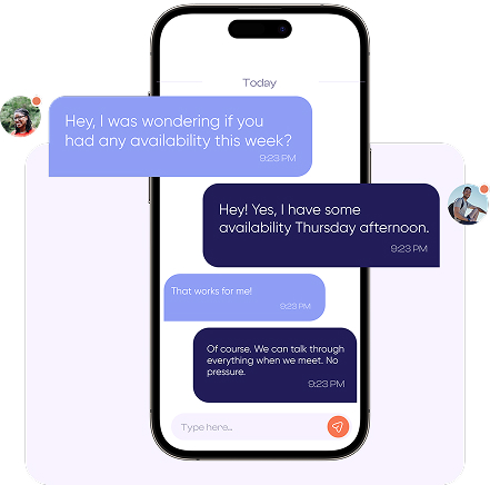 Private client chat preview